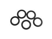 Unique Bargains Black Silicone O ring Oil Sealing Washer Grommet 30mm x 4.6mm 5Pcs