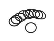 Unique Bargains 10 Pcs Oil Seal O Rings Black Nitrile Rubber 29mm OD 2.4mm Thickness