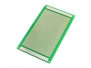 Unique Bargains Prototyping Green One Side Universal Tin PCB Board Stripboard 9x15cm
