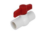 Plumbing Red T Handle PPR Pipe Fitting Ball Valve 20mmx20mm