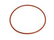 Unique Bargains 105mm Outside Dia 3mm Thick Flexible Silicone O Ring Seal Brick Red