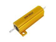 Unique Bargains 50W 500 Ohm Chassis Mount Aluminum Power Resistor Gold Tone Unique Bargains 50W 500 Ohm Chassis Mount Aluminum Power Resistor Gold Tone
