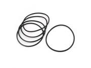 Unique Bargains 5pcs Flexible Rubber O Ring Seal Washer Replacement Black 110mm x 4mm