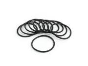 Unique Bargains 5Pairs 40mm Outside Dia 2.4mm Cross Section Industrial Rubber O Rings Seals