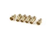 Unique Bargains 6 x 16mm Male to 12mm Hose Barb Air Gas Pipe Brass Quick Connector Adapter
