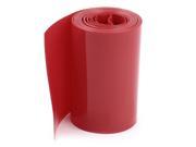 5Meters 85mm Width PVC Heat Shrink Wrap Tube Red for 18650 Battery Pack