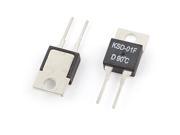 2Pcs KSD 01F 90C N C Normal Closed Temp Controlled Temperature Switch Thermostat