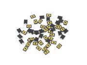 Unique Bargains 50 Pcs SMD Pushbutton Key Micro Momentary Tact Tactile Switch 3x2mm