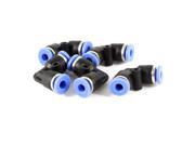 Industry 4mm to 4mm Hose Push In Touch Connector Quick Pneumatic Fittings 5pcs