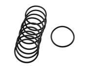 Unique Bargains 10 Pcs 50mm External Dia 3.1mm Thickness Rubber Oil Seal O Ring Gaskets