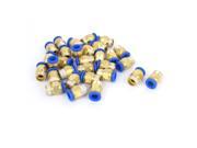 Unique Bargains 30 Pcs 8mm Tube to 1 4BSP Thread Push in Quick Connect Coupler Fittings PC8 02