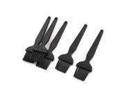 5Pcs Black Plastic Straight Handle ESD Anti static Brush Cleaning Tool Comb
