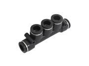 Unique Bargains Air Piping 5 Ways 10mm to 10mm Coupler Tube Quick Joint Fittings