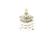 Unique Bargains 6mm Shaft Diameter 3P11T Band Channel Selector Ceramic Rotary Switch