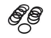 Unique Bargains 18mm x 14mm x 2mm Rubber O Rings Oil Seal Gasket Replacement 10PCS