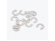 10pcs 304 Stainless Steel Fastener External Retaining Ring E Clip Circlip 3mm