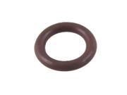 Unique Bargains Coffee Color Fluorine Rubber O Ring Grommets 18mm x 12mm x 3mm
