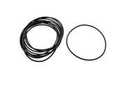 Unique Bargains 10 Pcs 58mm Inside Dia 1.8mm Thickness Rubber Oil Sealing Gasket O Rings