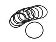 Unique Bargains 10 Pcs Oil Seal O Rings Black Nitrile Rubber 78mm OD 4mm Thickness