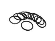 Unique Bargains 10PCS Black 50mm OD 4mm Thickness Rubber O ring Oil Seal Gaskets