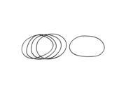 Unique Bargains 5Pcs 130mm OD 2.4mm Thickness Black Rubber O Ring Seal Washer Replacement