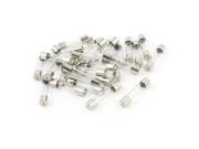 30pcs 6x30mm 3.15A 250V Quick Blow Fast Acting Cylindrical Glass Tube Fuse