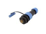 Unique Bargains SD16 16mm 7 Pin Waterproof Aviation Plug Socket Cable Connector IP68