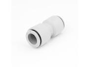 Unique Bargains Air Pneumatic 12mm to 12mm Quick Connector Straight Push In Joints Coupler Gray