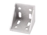 Silver Tone Aluminum Alloy 58x58x59mm Corner Brace Angle Bracket Support