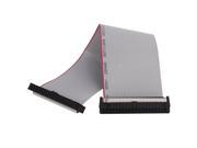 Unique Bargains 2.54mm Pitch 2 Row 40 Pin Wire Female to Female IDC Flat Ribbon Cable 22cm Long