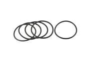 Unique Bargains 5 Pcs 65mm x 58mm x 3.5mm Industrial Rubber O Ring Oil Seal Gaskets