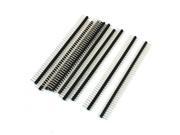 10 Pcs 2.54mm Pin Spacing 40Pins Straight Type Male Pins Header