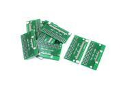 Unique Bargains 10 Pcs FPC 34P 0.5mm 1mm to DIP34 2.54mm PCB Adapter Plate Converter Board