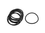 Unique Bargains 10pcs 55mm Outside Dia 3mm Thickness Rubber Oil Filter Seal Gasket O Rings Black