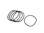 Unique Bargains 5pcs 130mm Outside Dia 5mm Cross Section Industrial Rubber O Rings Seals
