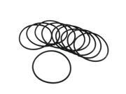 Unique Bargains 10Pcs 75mm OD 3.1mm Thickness Industrial PU O Ring Oil Seal Gaskets