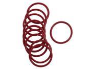 Unique Bargains 10 Pcs Flexible Rubber O Ring Seal Washer Replacement Red 26mm x 2mm