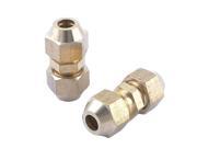 Unique Bargains 6mm Air Hose Piping Quick Coupler Pneumatic Tube Fitting x 2