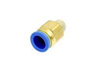 Unique Bargains Air Pneumatic Straight Connector Quick Fitting Coupler for 12mm OD Tube