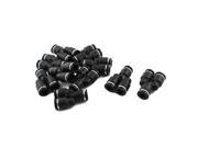 Unique Bargains 10 Pcs 8mm to 8mm Y Design Tube Piping Push In Quick Fittings