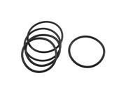 Unique Bargains 5 Pcs 61mm External Dia 3.5mm Thickness Black Rubber Oil Seal O Ring Gaskets