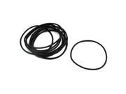 Unique Bargains 39mm x 1.5mm Black Rubber Oil Seal Filter Rings Gaskets Washer 10pcs