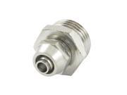 Unique Bargains 4mm Diameter Tube 20.5mm Male Thread Quick Fittings Connector Adapter