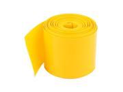 29.5mm Width PVC Heat Shrink Tubing Covering Yellow 10M for 1 x 18650 Battery