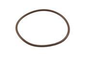 Unique Bargains Coffee Color Fluorine Rubber O Ring Sealing Washers 70mm x 3mm