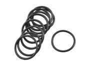 Unique Bargains 10 Pcs 15mm Inside Dia 1.5mm Thick Rubber Oil Seal Gasket O Ring Washers