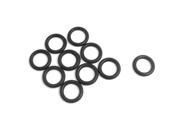 Unique Bargains Black Silicone O ring Oil Sealing Washer Grommet 21mm x 3.5mm 10Pcs