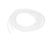 White Protective Heat Resistant Sleeve Sleeving 2.5mm x 5m for Cable Wire