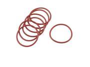 Unique Bargains 10X Red Rubber 30mm x 2mm x 26mm Oil Seal O Rings Gaskets Washers