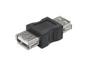 Dual Ports Female to Female USB 2.0 Plug Converter Adapter